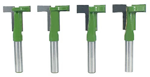 ZYWUOY Fresa de carpintería, vástago de 8 mm, ranura en T, aleación dura, fresadora de carpintería, herramientas para madera