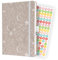 SIGEL J4349 Wochenkalender Jolie 2024, Cosmic Fantasy Beige, ca. A5, Hardcover, Gummiband, Stiftschlaufe, Einstecktasche, 174 Seiten, aus nachhaltigem Papier, Terminplaner