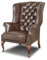 Chesterfield Sessel Cathedral | 2 bis 4 Wochen Lieferzeit (Cloudy Dark Braun)