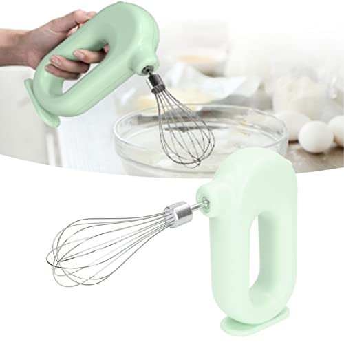 Batteur à Main électrique, Mélangeurs USB Batteurs à Main Fouet électrique Rechargeable Batteur à Main sans Fil Réglage de 4 Niveaux Batteur à Oeufs électrique Mousseur à Lait (Vert)