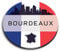 1x Round MDF Magnet 6cm - Bourdeaux France French City European - Fridge Locker Office Whiteboard Toolbox #59914
