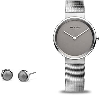 BERING Damen Uhr Quarz Movement - Classic Collection mit Edelstahl und Saphirglas 14531-077-GWP