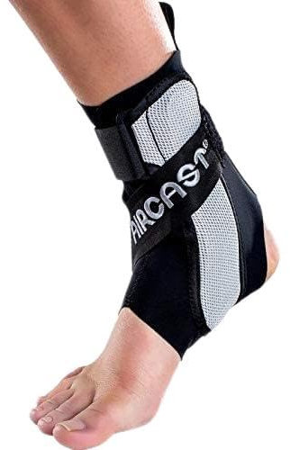 AIRCAST - Cheville A60 - Taille SMALL droite (35-38) - Couleur noire - Conforme aux normes CE