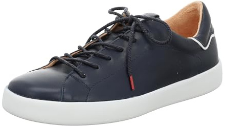 Think! Herren JOEKING chromfrei gegerbte nachhaltige Wechselfußbett Sneaker, Navy Kombi 8010,42.5 EU