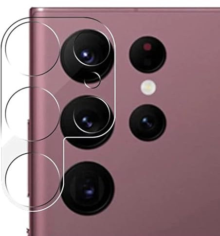 [2 Stück] Kameraschutz für Samsung Galaxy S23 Ultra Objektivschutz 3D 9H Härte Kamera Schutzglas Linse Kamera Panzer Schutz Glas Klar