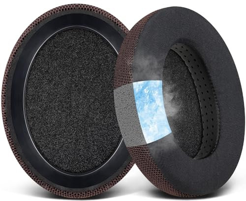 SOULWIT Cuscinetti di Ricambio in Gel Refrigerante Cuffie per Sennheiser HD650, HD660 S, HD600, HD6XX, HD58X, HD580, HD565, HD545, HD535, Almohadillas para los Oídos con Schiuma di Isolamento Acustico