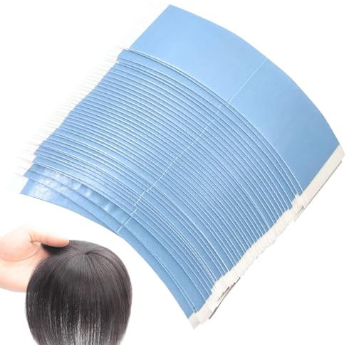 ANBOO Colle Pour Perruque Bleue 36pcs, Colle Lace Wig Waterproof, Ruban Adhésif Pour Perruques Lace Front, Colle Tissage, Pour Fixation De Perruques