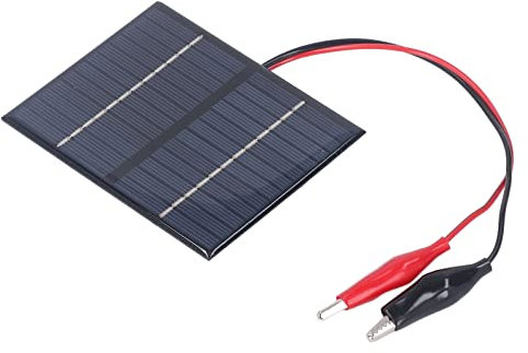 Panel Solar, Panel Solar de Polisilicio de 1, 5 W 12 V, Mini Cargador de Células Solares, de Batería con Salida de Alta Eficiencia, Placa de Células Solares