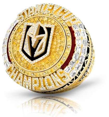 2023 Puck Championship Ring Replik Stanley Cup Champ Rings NHL Geschenke für Männer Frauen Jungen, Eishockey-Dekorationen Erinnerungsstücke,14#