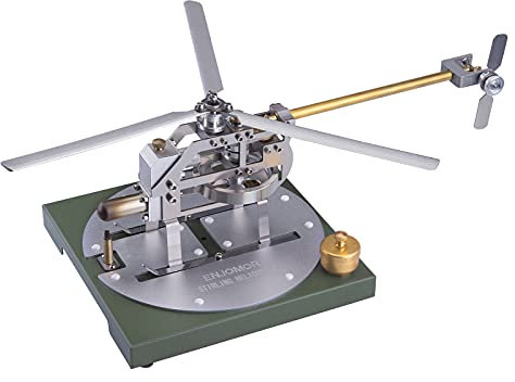 BAUBAUPLAY Stirlingmotor Bausatz, Externer Verbrennungsmotor DIY Montage Sterling Engine Kit, Hubschrauber Modellbausatz Gamma Heißluft Sterling Motor Bildung Wissenschaft Kit Spielzeug