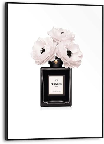 REINDERS Gerahmtes Bild, Beauty Bottle, Schlafzimmer, Poster, Wanddeko, Room Decor, MDF, Schwarz, 40x30cm