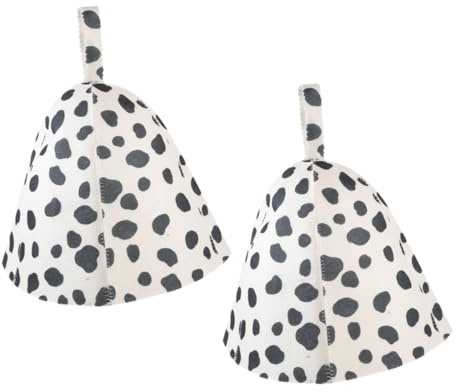 Milisten 2pièces Bonnet De Sauna Feutre Épais Chapeau Absorbant Et Isolant pour Spa Et Bain Sèche-Vite Pratique Et