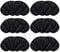 Tsathoggua Lot de 6 Paires Coussinets, Protection Chaussure Homme et Femme, Inserts de Talons, épais, Autocollants, pour l'arrière du Talon, chaussure trop grande (Noir)