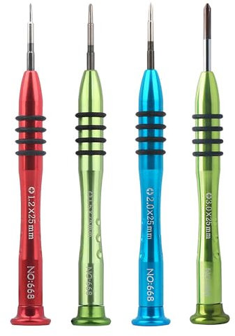 PH0 PH00 PH000 PH0000 Phillips Screwdriver Set 1.2mm 1.5mm 2.0mm 3.0mm for Glasses Phone Laptop Computer Repair Tools