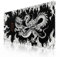 Tapis de souris XXL motif dragon japonais - Noir et blanc - 90 x 40 cm - Base en caoutchouc antidérapante - Bords cousus - Grand tapis de souris pour jeux, ordinateur portable, ordinateur de bureau