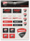 Set di adesivi - Ducati Corse-U