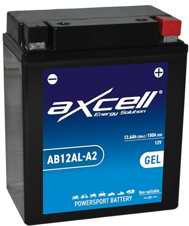 AXCELL Batterie 12V YB12AL-A2 GEL 51213 passend für Yamaha XT 600 Z Tenere 1VJ 1986-1987
