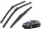 LZWLZW Escobilla Kit para Opel Astra J GTC 2009-2015 27+25+12, Escobilla limpiaparabrisas Durable Juego de Escobillas Limpiaparabrisas Parabrisas Ventana