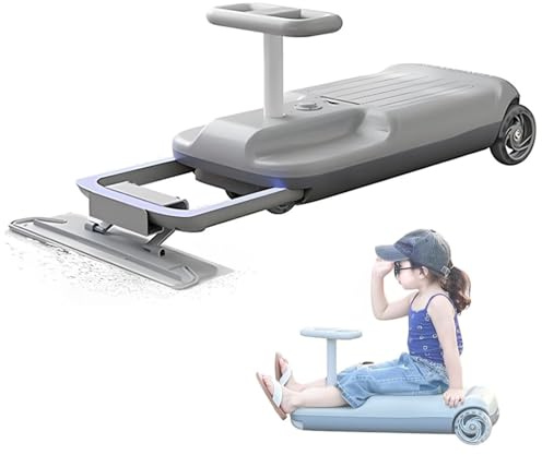 Kids Ride-On Mop Cart with Retractable 5-Speed Cleaning for Home Play Floors