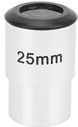 Bewinner Oculaire de Télescope de 25 Mm, Lentille Entièrement Revêtue de 1,25 Pouces - Oculaire Grand Angle de 1, Pouces pour Observer Les Planètes du Ciel Lunaire, Accessoire de Télescope
