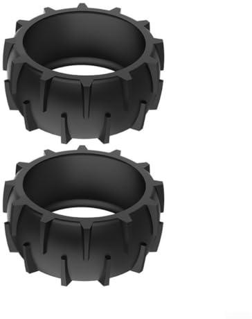 Natural Rubber Anti-Slip Wheels for Dreame A1 for a2 Robot Mowers - Drive Wheel Module with Shock Absorption for Muddy Lawns Off-Road Use 2 Pack(2pcs)