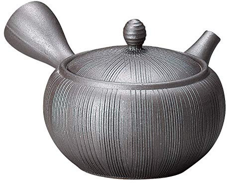 Japanese Kyusu Tokoname Clay Teapot Isshin 11.5 Fluid Onces IL228 (Single Pack)