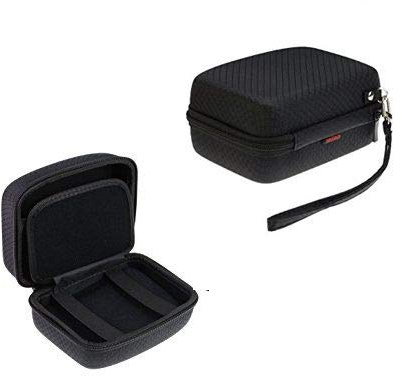 Navitech - Etui Noir de Protection Absorbant Les Chocs pour Appareil Photo/caméra Compatible avec Panasonic Lumix DC-GX9, Lumix DMC-GX80