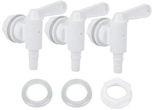 Fdit 3Pcs Grifo de Cerveza de plástico como Accesorios de Grifo de Cubo de Cerveza para la elaboración de Cerveza casera