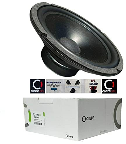 CIARE CW200Z CW 200Z altoparlante diffusore medio basso woofer da 20,00 cm 200 mm 8 di diametro da 80 watt rms e 160 watt max impedenza 4 ohm per porte portiere e sportelli auto sospensione in gomma