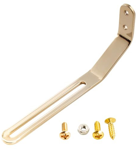 Musiclily Pro Universal Pickguard Bracket Haltebügel für Archtop Jazz Hollow Body Gitarre, Gold
