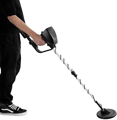 Ejoyous Metalldetektor, Einstellbare Hhe Wasserfest Suchspule & Schaufel Einstellbare Diskrimination Metallsuchgert mit Groes LCD-Display 55 x 26 x 16,2 cm