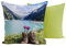 CB Home & Style Outdoor Garten Kissen Wasserabweisend 45 x 45 cm Alpen Berge See (Alpen5Schuhe)