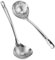 Passoire de cuisine louche, 2 pièces cuillère à tamis, cuillère à fentes en acier inoxydable, cuisine à écumoire, Louche à marmite avec long manche, compatible lave-vaisselle, louche à trou