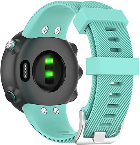 Tyogeephy Armband Kompatibel mit Garmin Forerunner 45 / Forerunner 45S / Swim 2, Sport Silikon Armband Ersatz Armband für Garmin Forerunner 45 / Forerunner 45S / Swim 2