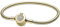 Kaytong Rose Gold & Silber Funkelnde Krone O Schlangenkette 925 Sterling Silber Armband Armreif Bead Charm Diy Einfacher Schmuck-Gold,16cm