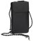Handytasche zum Umhängen CAP30 Smartphone-Etui 19 x 10 cm, Kleingeldfach + 4 Kartensteckfächer, umlaufender Reißverschluss, längenverstellbarer Riemen, wasserabweisendes Hydroflex Material (black)