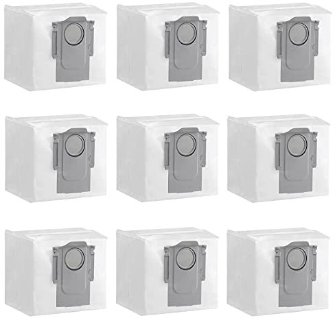 Paquete de 9 bolsas de polvo para robot aspirador Xiaomi Roborock Q7 T8 Q7 MAX G10S G10SPRO, bolsa de polvo para robot aspirador