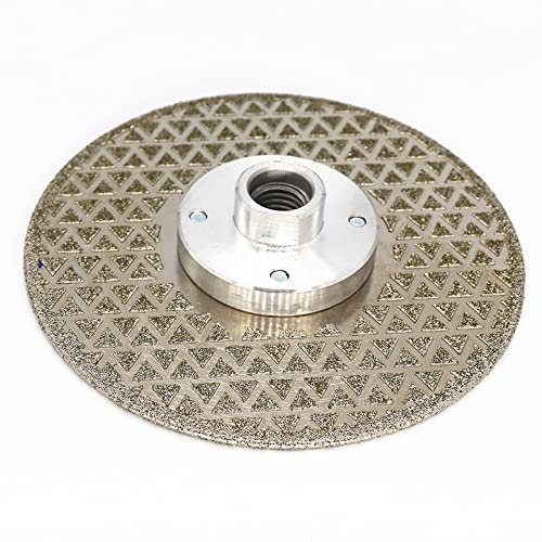 Winkelschleifer Trennscheibe Sägeblatt M14 Vakuumgelötete Diamant-Doppelseiten-Schleifscheibe Für Marmor-Beton-Keramik-Fliesen,125mm