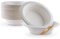 FOOGO Green 100 Cuencos Desechables de Caña de Azúcar, 450 ml, 18 cm, Sopa, Postres y Ensalada, Profundo, Cuencos de Papel Resistentes para Comida Caliente, Biodegradables, Bambú, Fiesta