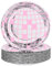 FunisFun Disco Teller 50P Einweg Discokugel Platten für 70er Jahre Disco Party Dekorationen Hochzeit Geburtstag Junggesellenabschied 7 Zoll Rosa