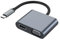 YCTech Adaptateur USB C vers HDMI 4 en 1 - Hub multiport avec HDMI 4K, VGA, USB 3.0 et PD 100 W - Charge rapide pour MacBook Pro/Air, iPhone 16e 16 Pro Max 15 Plus, iPad Air/Pro, Surface, Samsung