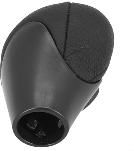 CWOQOCW Schaltknauf, werten Sie Ihren Smart 451 & 072019 450 Innenraum mit diesem eleganten Schaltknauf auf, Schwarz und Silber, einfach zu bedienen