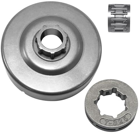 Yutacorex 1121 007 1001 .325 7T Clutch Drum Sprocket Kit Fit for Stihl 024, MS240, MS260, MS260C, 026 Chainsaw (3 Packs)