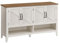 VASAGLE Shoe Cabinet, 3-Tier Shoe Storage Organiser, Traditional American Style Shoe Storage Unit, with Height-Adjustable Shelf, Handles, Sturdy Legs, Hallway, Rustic White LBC039W01