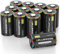 Delyeepow Batteria CR2 3V al Litio 1000mAh, Batterie CR2 foto Litio ad Alta Capacità per Fotocamere Digitali, Torce Elettriche, Visori Notturni 12 Pezzi, Non Ricaricabili