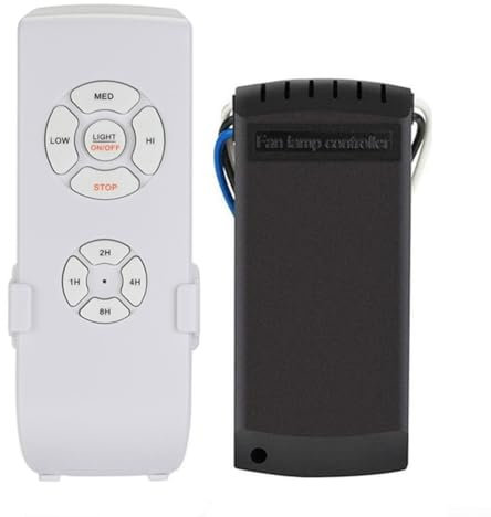 JINSBON Ceiling Fan Controller WIFI Fan Light Kit With RF Remote Switch Dimmer Remote On/Off Control For Modern Smart Home(110V)
