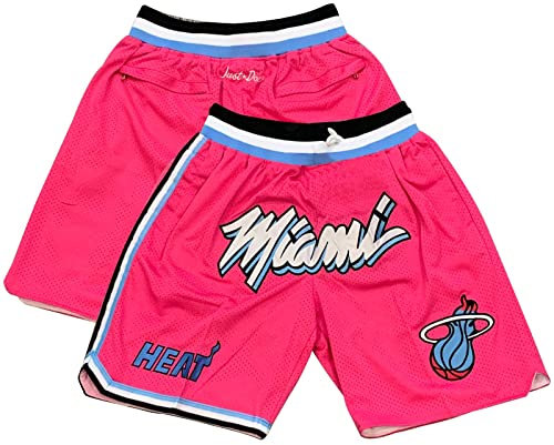 ABRTJCL Pantaloncini Uomo Basket Pantaloncini Sportivi da Uomo Pantaloncini Uomo Corti Uomo Estivi Cotone Pantaloncini con Tasche Pantaloncini Running Uomo Rosa M
