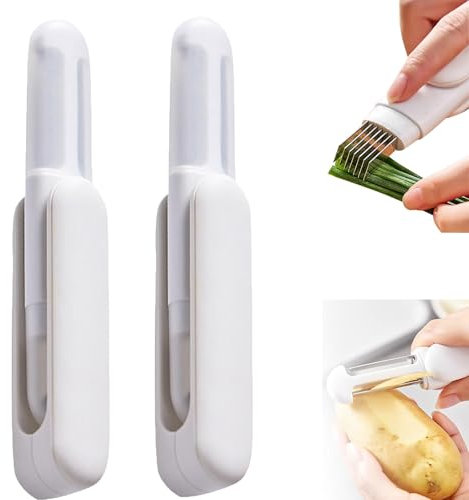 3-in-1 Multifunctional Rotary Knife, 2025 Multifunctional Vegetable Peeler Can Peel Cube, Grate and Slice, Potato Peeler for Fruit and Vegetables (2)