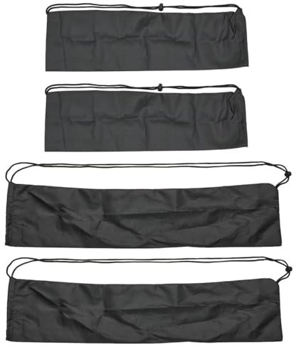 ThtRht 4 Pack Tripod Carrying Case Bag with Drawstring Portable Compact Dust Cover Storage Organizer Sleeve Pouch for Light Stand Monopod Umbrella Microphone Boom Bar Camera Studio Gear 17'' + 30''