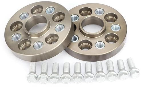 DZSMSRTG Verbreiterte Spurverbreiterung 2 Stück Für A4 8K2 B8 B9/A5 8T3 B8/A6 4G2 C7/A7 4GA 4GF/A8 4H 8R M14x1.5 25/30/30mm Hub Spacer PCD 5x112 Cb = 66,5mm Distanzscheibe(25MM)